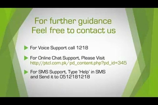 PTCL DSL Modem configration By Asif Javed (0343 4361161)