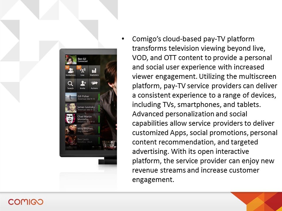 TV Connect 2014: Comigo exhibit