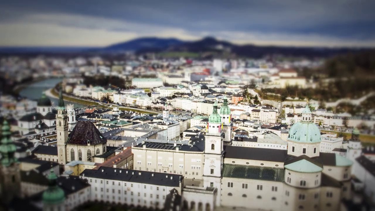 Salzburg, Austria. Time lapse. 2014.