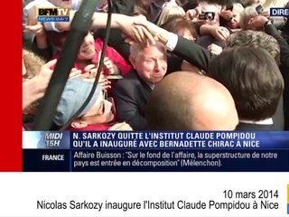 VIDÉO - Nicolas Sarkozy s'offre un bain de foule à Nice