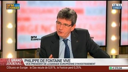 Philippe de Fontaine Vive, vice-président de la Banque européenne d’investissement, dans Le Grand Journal - 10/03 1/4