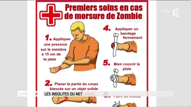 Premiers soins en cas de morsure de Zombie