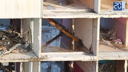 Destruction d'un immeuble à Lille