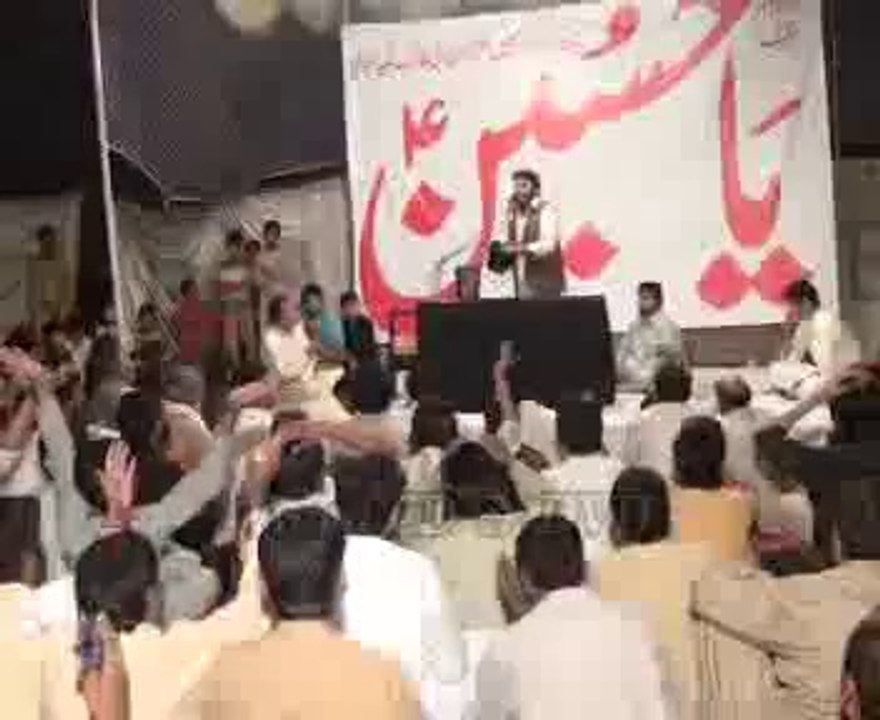 Majlis e Aza Zakir Najam ul Hassan notak majlis Qasir e Batool Lahore