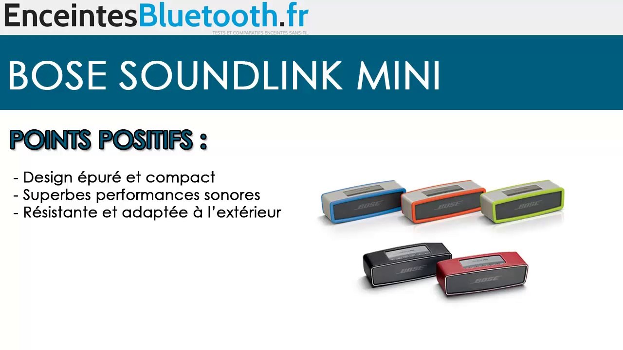 [Test] Bose SoundLink Mini : Enceinte Bluetooth Portable