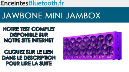 [Test] JawBone Mini Jambox : Enceinte ultra portable
