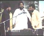 Woh Aasman Qasida by Zakir Ejaz Hussain jhandvi  majlis 13 apr 2013 at sargodha