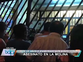 Madre habría sido asesinada por su hija de 15 años y su enamorado