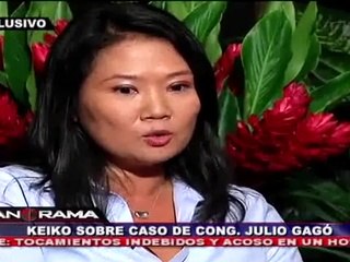 Keiko Fujimori sobre Julio Gagó: "Voy a darle el beneficio de la duda"