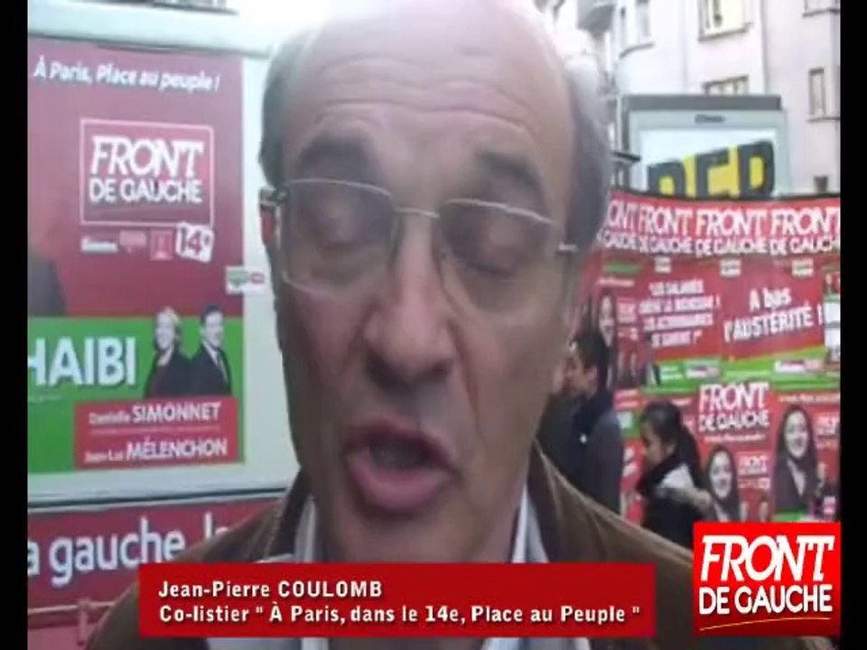 Élections municipales Paris14 - Prenez la frite avec le Front de Gauche !