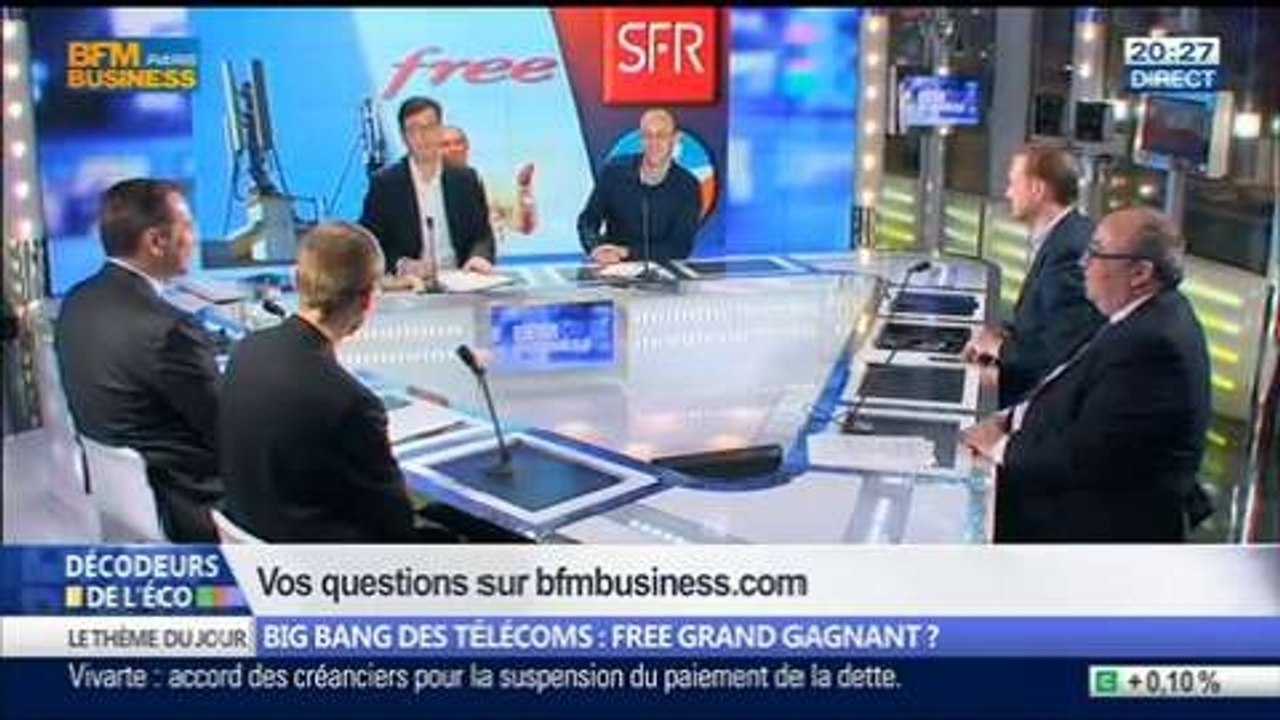 Big bang des télécoms: Free sera-t-il le grand gagnant ?, dans Les Décodeurs de l'éco - 10/03 5/5