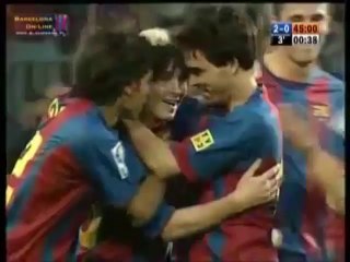 Barcelone : Le premier but de la carrière de Lionel Messi