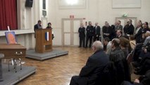 Philippe Barrier-Cérémonie d'hommage à Gilles Masure-Crépy-en-Valois, 7 mars 2014