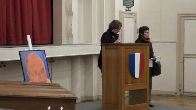 Viviane Guerre-Cérémonie d'hommage à Gilles Masure-Crépy-en-Valois, 7 mars 2014