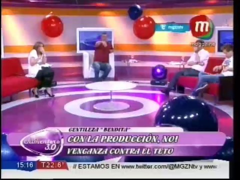 La producción del Chimentero 3.0 se vengó de Teto Medina