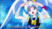 Happiness Charge Precure! Cure Princess transformation