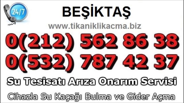 Beşiktaş Su Tesisatçısı Adres Pis Su Tıkanıklığı Açma Tesisat Su Kaçağı Bulma Bşktş