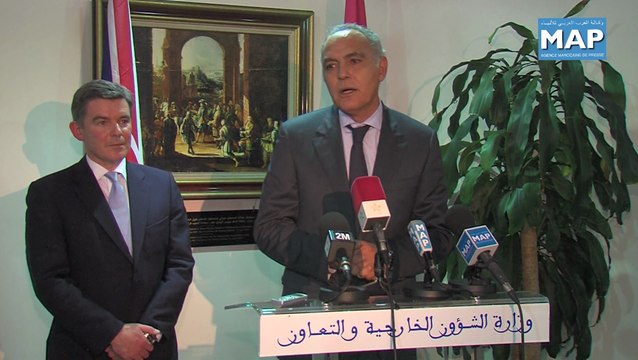 صلاح الدين مزوار يتباحث مع الوزير المنتدب لدى الخارجية البريطانية للشرق الأوسط وشمال افريقيا