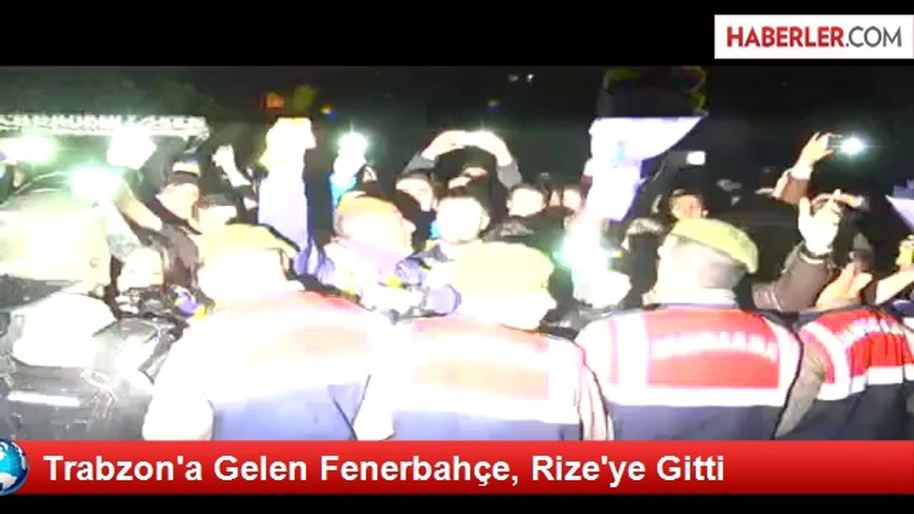 Trabzon'a Gelen Fenerbahçe, Rize'ye Gitti