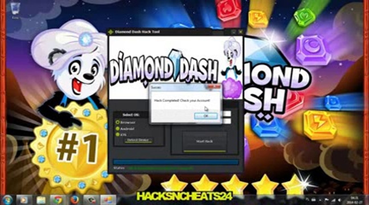 Diamond Dash Hack Cheat Tool Download 2014 [Gold and Life] - YouTube