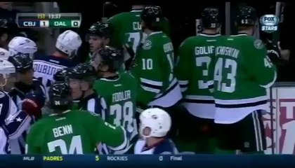 Rich Peverley Collapses on the Bench During NHL Game