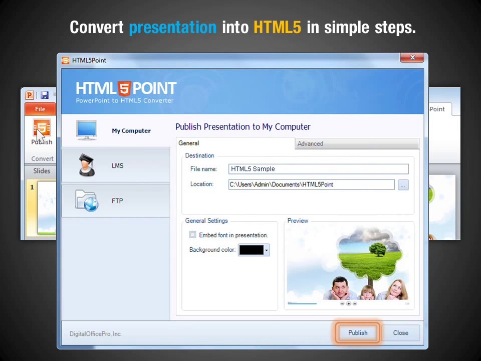▶ PowerPoint to HTML5 Converter - HTML5Point