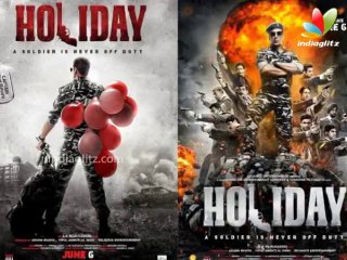 Download Video: Akshay Kumar as Smart & Dashing Soldier in 'Holiday' POSTERS | Hindi Cinema Latest News |