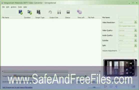 KingConvert Motorola DEFY Video Converter 5.3 Full Version Download for Mac
