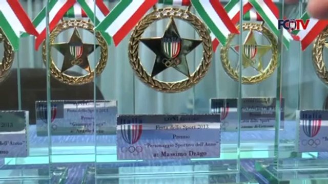 Massimo Drago premiato dal Coni come Personaggio sportivo crotonese del 2013