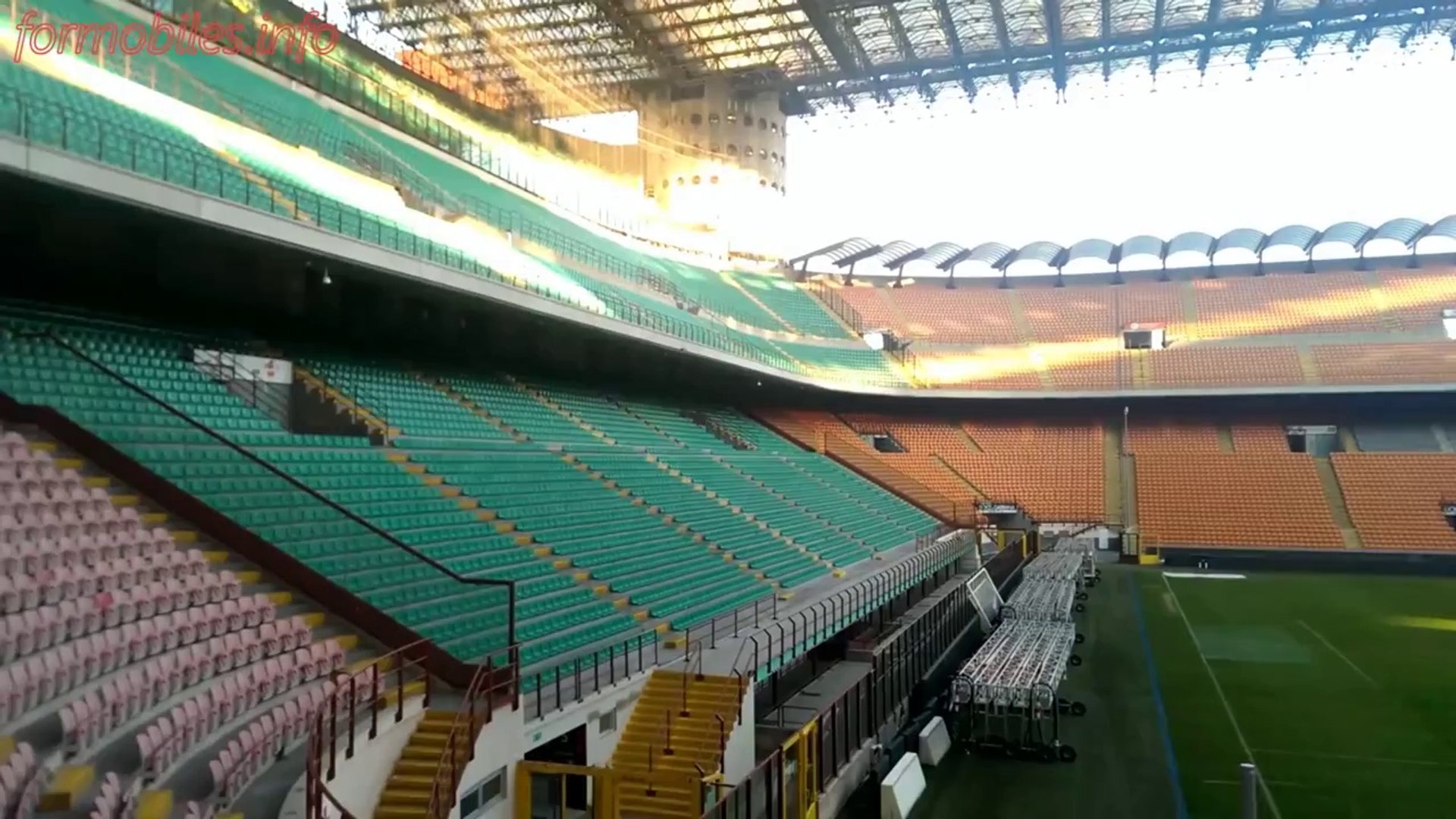 Tour completo del Meazza - Stadio San Siro (Videotest HTC One MAX) - Video  Dailymotion