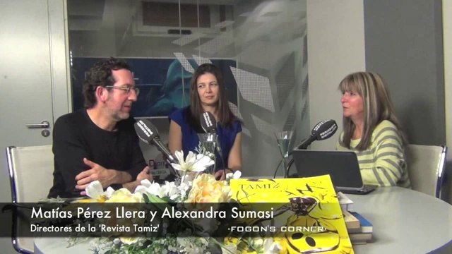 Matías Pérez Llera y Alexandra Sumasi, directores de la 'Revista Tamiz'. 10-3-2014