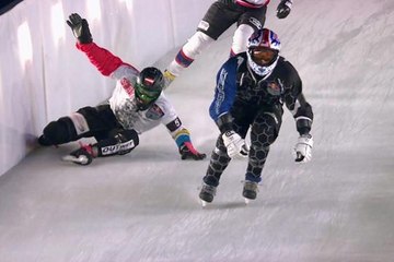 Red Bull Crashed Ice Moscow Highlights - Ice Cross Downhill