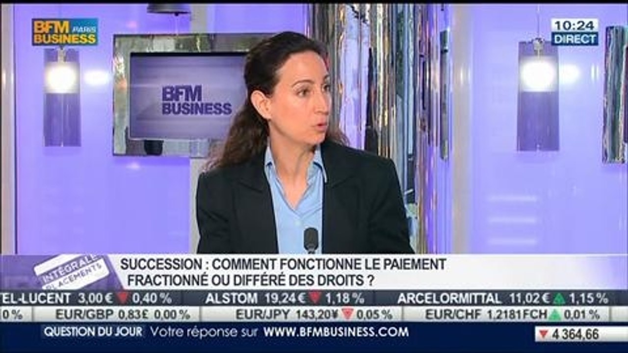 Succession: Comment profiter au mieux des taux légaux ?: Sandrine Quilici, dans Intégrale Placements - 11/03