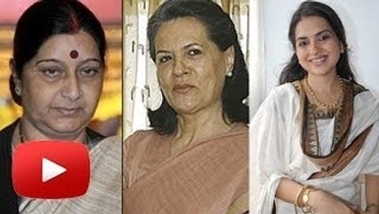 Shaina NC Chooses Sonia Gandhi Over Sushma Swaraj ?
