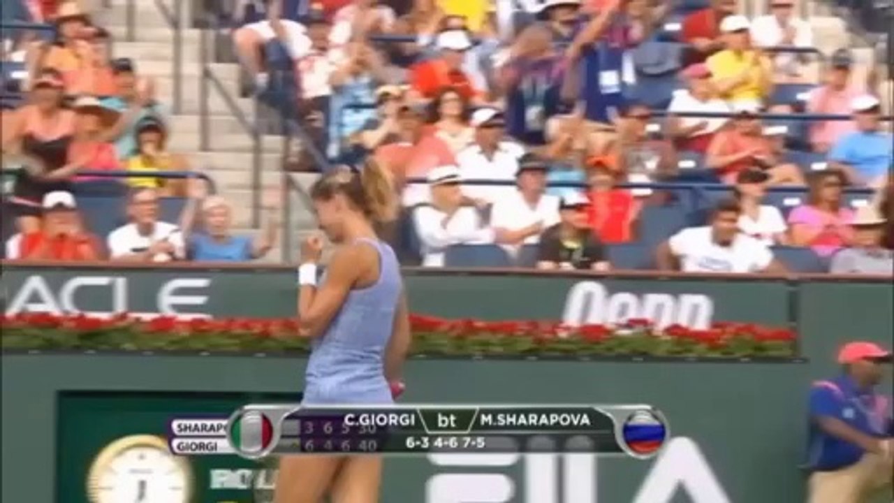 Indian Wells: Sharapova scheitert an Qualifikantin