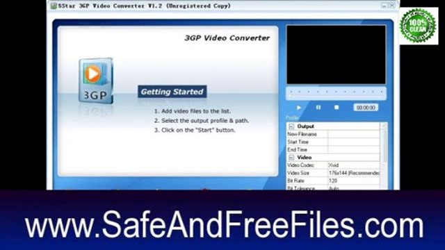 5Star 3GP Video Converter 1.2 Full Version with Crack Download For PC