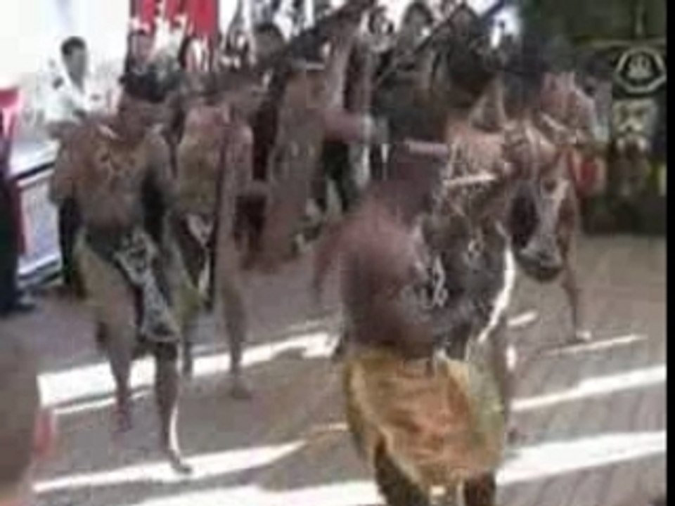 Danseurs de papouasie