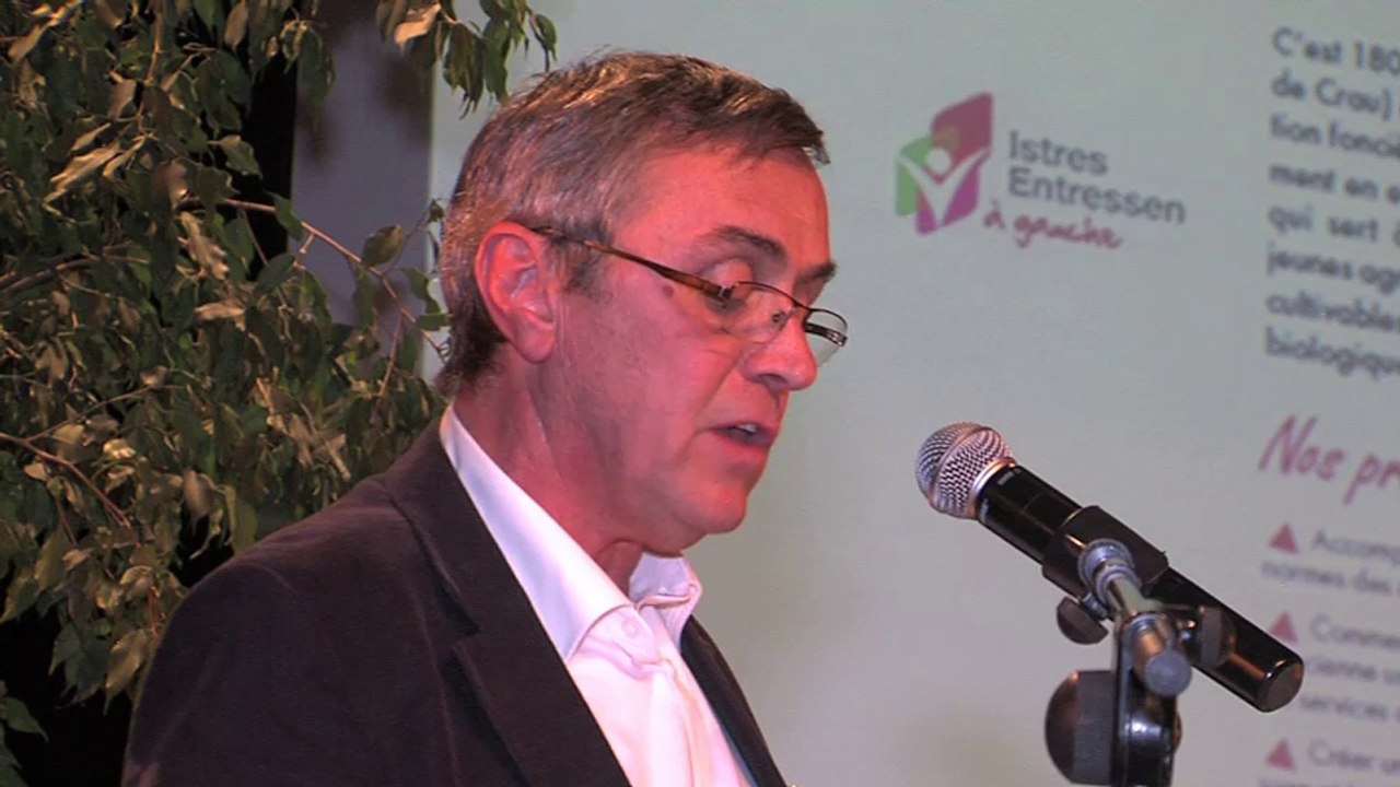 Présentation du programme Istres Entressen à Gauche