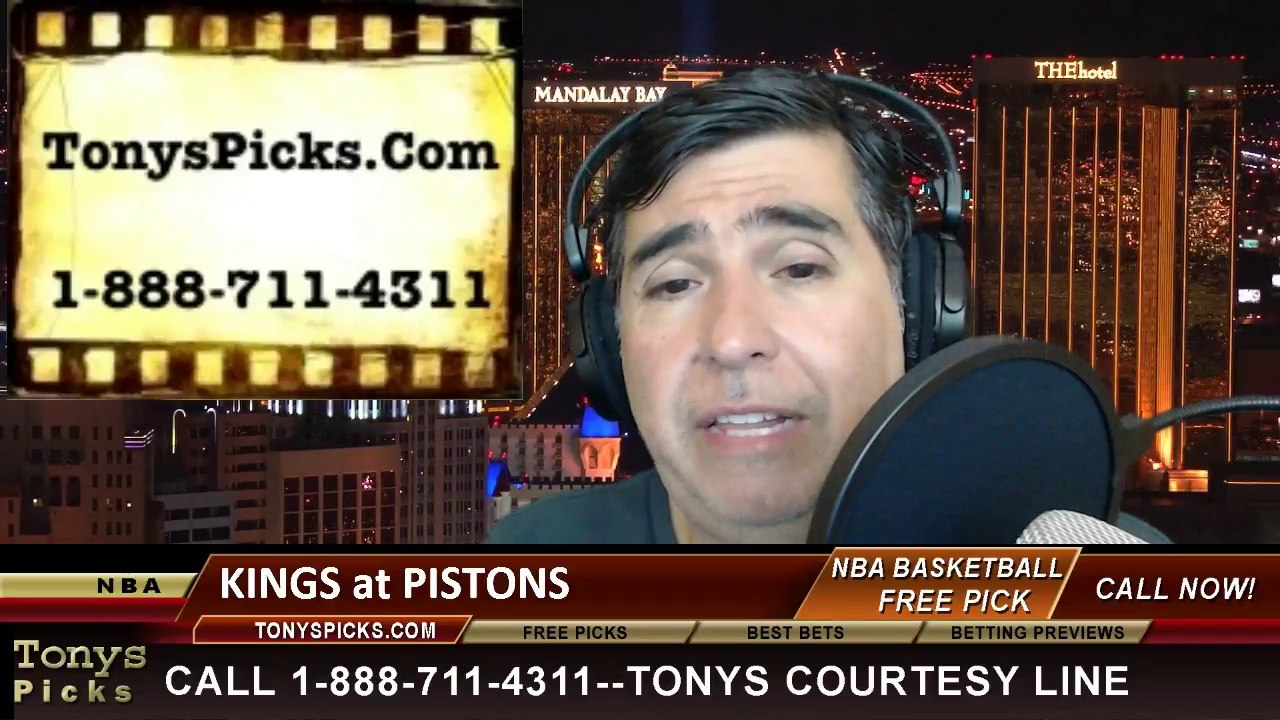 Detroit Pistons vs. Sacramento Kings Pick Prediction NBA Pro Basketball Odds Preview 3-11-2014