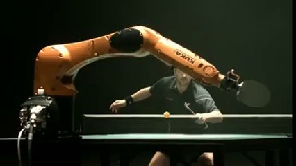 Worlds best table tennis player against robot!