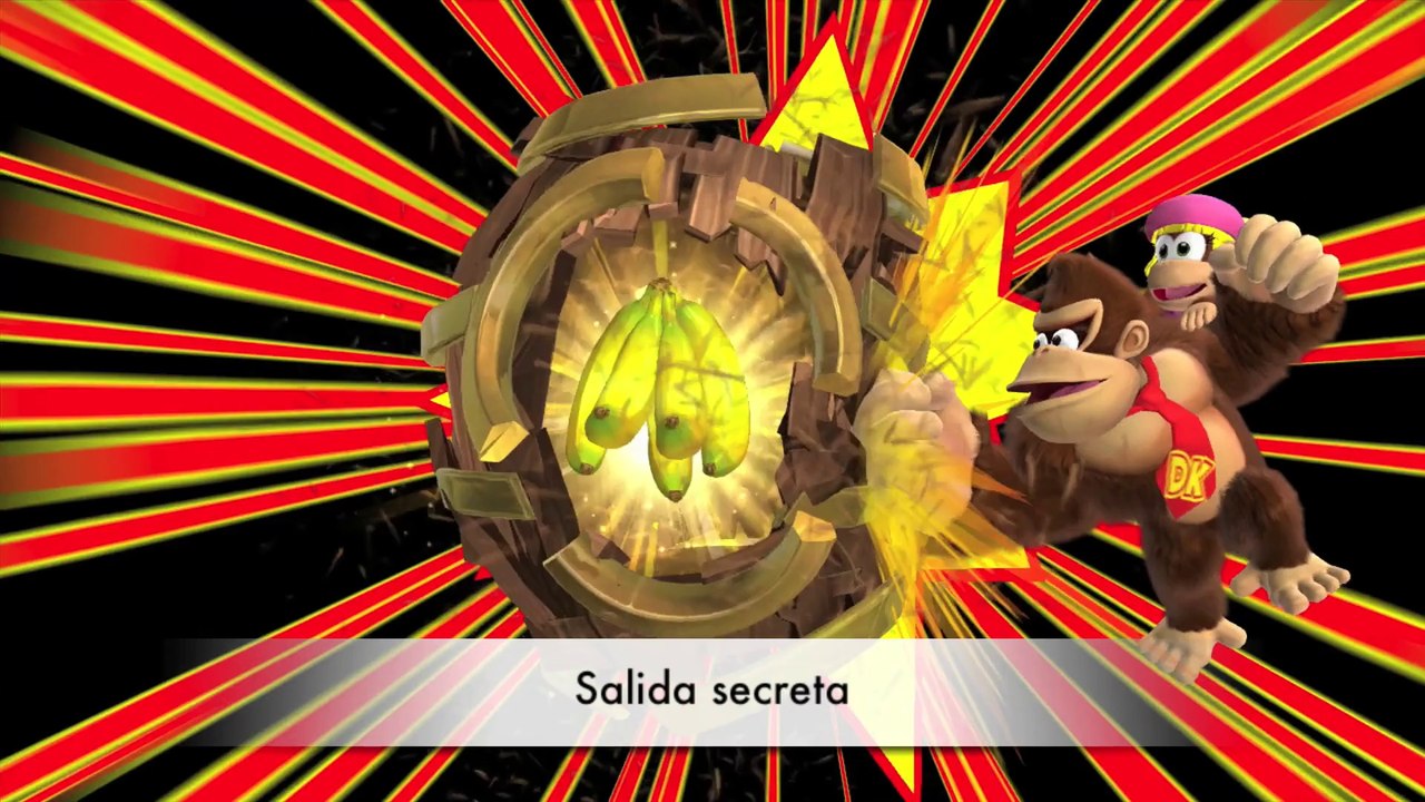 Donkey Kong Country: TF. Energía hieléctrica 6-7 - Gameplay - 100% puzzles,letras y salida secreta