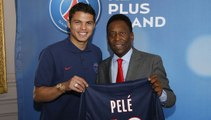 Thiago Silva rencontre Pelé
