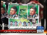 Pervaiz Musharraf Supporters disappointed as Musharraf didn't appear before court today