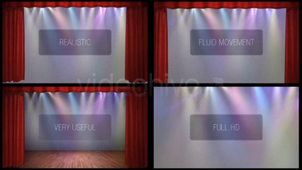 Curtain Open And Close Pack - After Effects Template