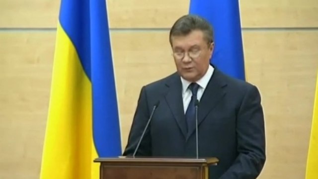 Yanukovich says he is the only legitimate president of Ukraine