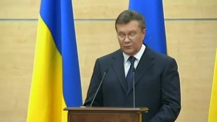 Yanukovich says he is "the only legitimate president of Ukraine"