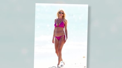 Victoria Silvstedt en bikini à Miami