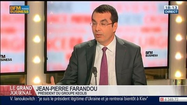 Jean-Pierre Farandou, président du groupe Keolis, dans Le Grand Journal - 11/03 1/4