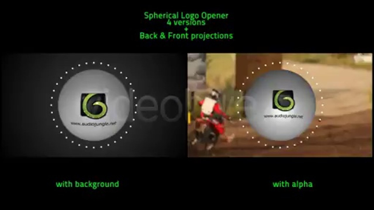Spherical Logo Openers - After Effects Template