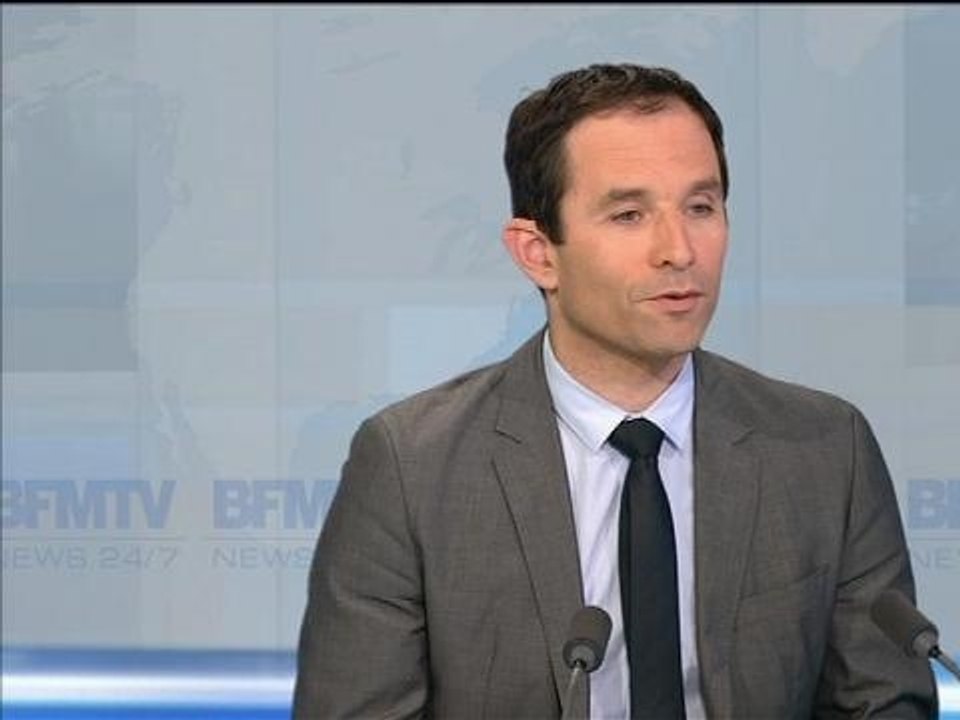 Ecoutes de Nicolas Sarkozy: Benoît Hamon s'en "tient aux déclarations" de Christiane Taubira" - 11/03